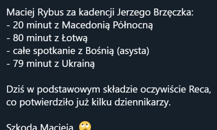 WSZYSTKIE WYSTĘPY Rybusa za kadencji Brzęczka...